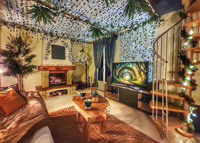 Feriehus La Foret Enchantee - Maison Avec Cheminee Et Jardin